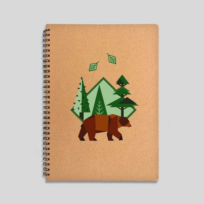 Brown bear notebook Graphic Corner - 1 Brown bear notebook Graphic Corner - 1